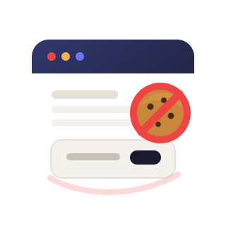 A web page loading clean with the cookie banner removed